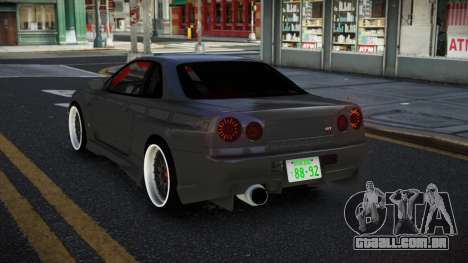Nissan Skyline R33 Rozu para GTA 4