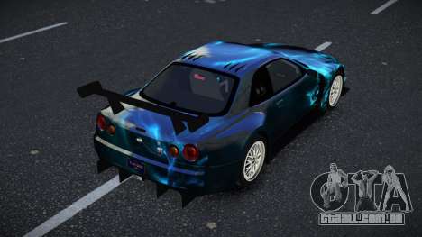 Nissan Skyline R34 Japhli S6 para GTA 4