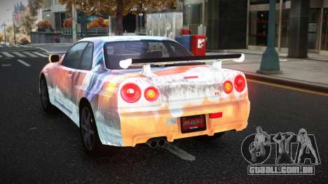Nissan Skyline R34 Olasin S5 para GTA 4