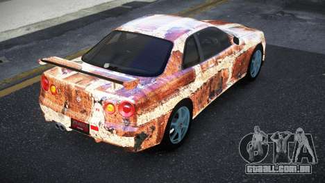 Nissan Skyline R34 Jashra S6 para GTA 4