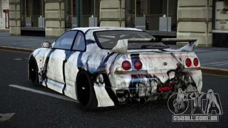 Nissan Skyline R33 GT-R Baslly S8 para GTA 4