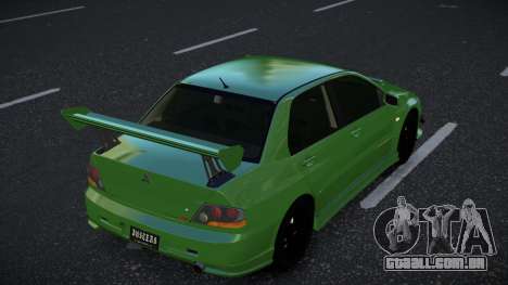 Mitsubishi Lancer Evolution VIII Quzafuro para GTA 4