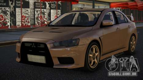 Mitsubishi Lancer Evolution X Cogwa para GTA 4