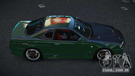 Nissan Skyline R34 Nudtap para GTA 4
