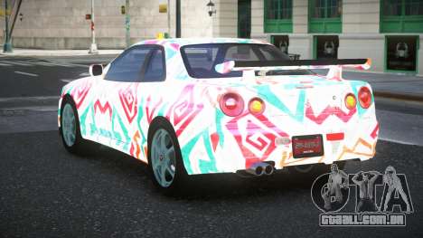 Nissan Skyline R34 Jashra S8 para GTA 4