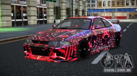 Nissan Skyline R33 GT-R Baslly S4 para GTA 4