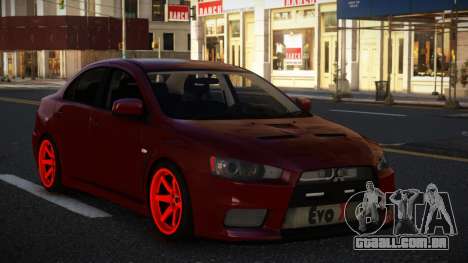 Mitsubishi Lancer Evolution X Xofiweyor para GTA 4