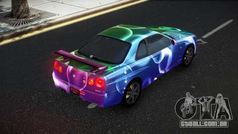 Nissan Skyline R34 Olasin S3 para GTA 4