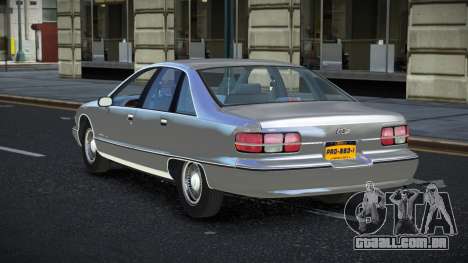 Chevrolet Caprice Topzevuvu para GTA 4