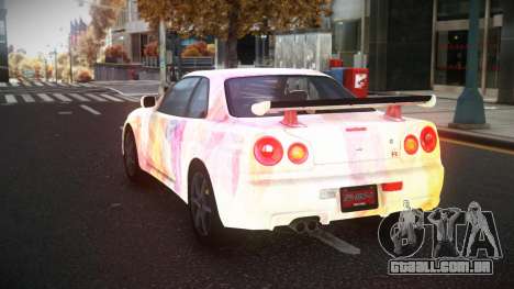 Nissan Skyline R34 Olasin S12 para GTA 4