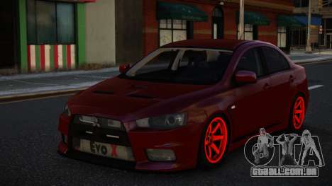 Mitsubishi Lancer Evolution X Xofiweyor para GTA 4