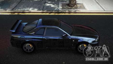 Nissan Skyline R34 Olasin S14 para GTA 4