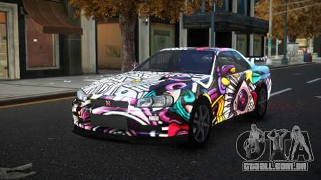 Nissan Skyline R34 Olasin S8 para GTA 4