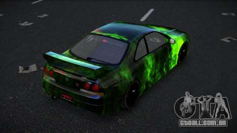 Nissan Skyline R33 GT-R Baslly S14 para GTA 4