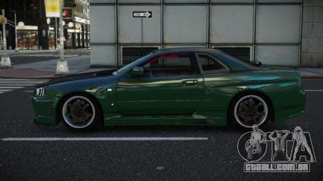 Nissan Skyline R34 Nudtap para GTA 4
