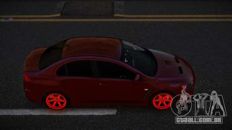 Mitsubishi Lancer Evolution X Xofiweyor para GTA 4