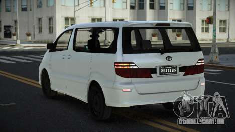 Toyota Alphard Rupacin para GTA 4