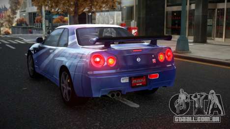 Nissan Skyline R34 Olasin S7 para GTA 4