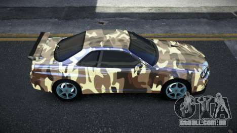 Nissan Skyline R34 Jashra S7 para GTA 4