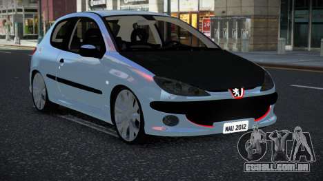 Peugeot 206 Zevhari para GTA 4
