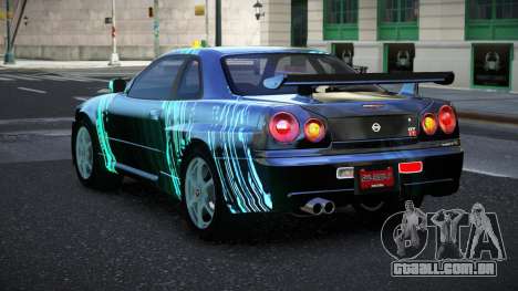 Nissan Skyline R34 Jashra S1 para GTA 4