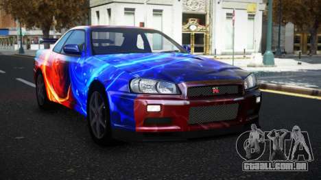 Nissan Skyline R34 Olasin S6 para GTA 4