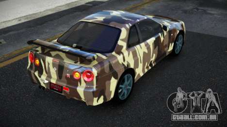 Nissan Skyline R34 Jashra S7 para GTA 4