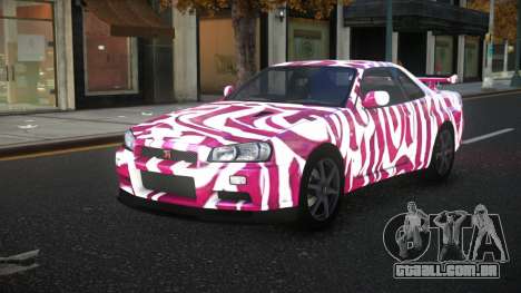 Nissan Skyline R34 Olasin S4 para GTA 4