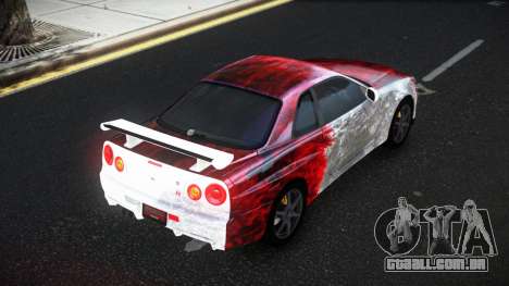 Nissan Skyline R34 Olasin S10 para GTA 4