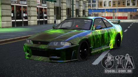 Nissan Skyline R33 GT-R Baslly S14 para GTA 4