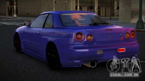 Nissan Skyline R34 Cijagas para GTA 4