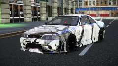 Nissan Skyline R33 GT-R Baslly S8 para GTA 4
