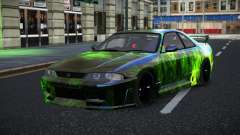 Nissan Skyline R33 GT-R Baslly S14 para GTA 4