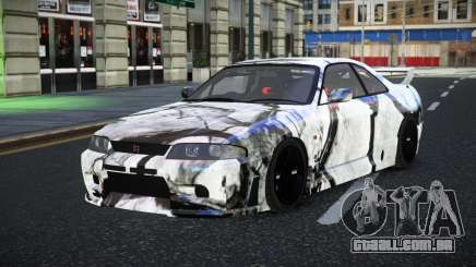 Nissan Skyline R33 GT-R Baslly S8 para GTA 4