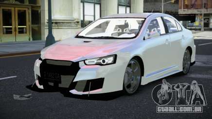 Mitsubishi Lancer Evolution X Wuxepamoz para GTA 4