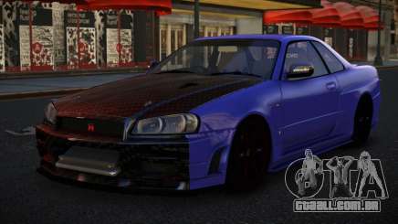 Nissan Skyline R34 Cijagas para GTA 4