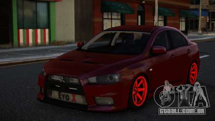 Mitsubishi Lancer Evolution X Xofiweyor para GTA 4