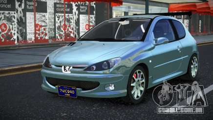 Peugeot 206 Cuxen para GTA 4
