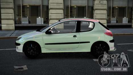 Peugeot 206 Lahvifelo para GTA 4