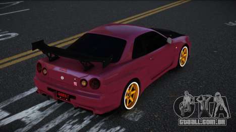 Nissan Skyline R34 Lepob para GTA 4