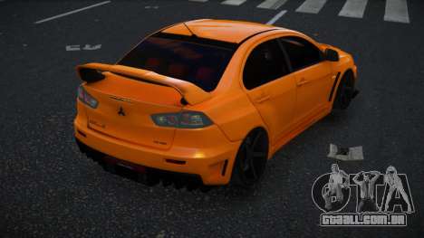 Mitsubishi Lancer Evolution X Taxdug para GTA 4