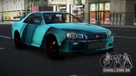 Nissan Skyline R34 Vinor S3 para GTA 4