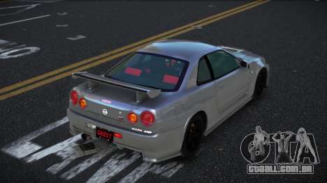 Nissan Skyline R34 Thjesna para GTA 4