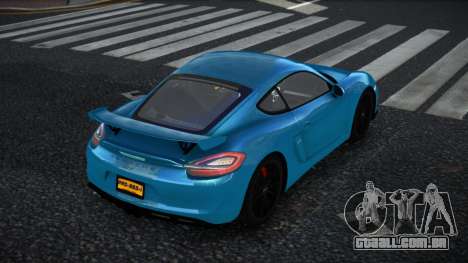 Porsche Cayman GT4 Zeblose para GTA 4
