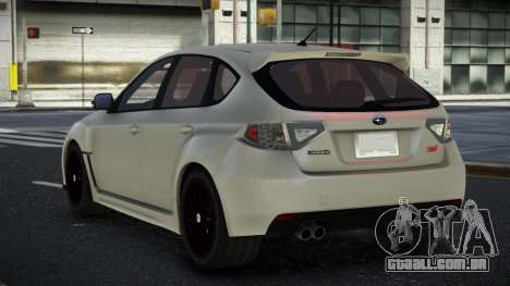 Subaru Impreza Tumit para GTA 4