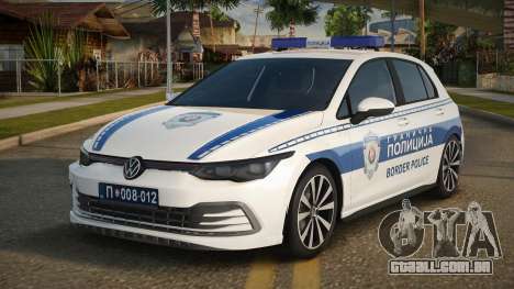 2026 Volkswagen Golf VIII Policija para GTA San Andreas
