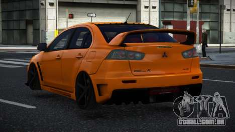 Mitsubishi Lancer Evolution X Taxdug para GTA 4