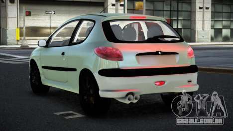 Peugeot 206 Lahvifelo para GTA 4