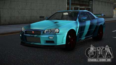 Nissan Skyline R34 Vinor S3 para GTA 4