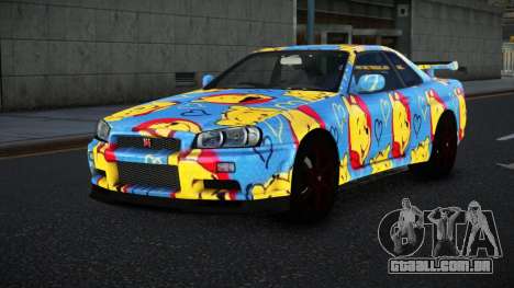 Nissan Skyline R34 Vinor S5 para GTA 4